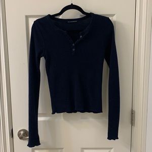 Navy brandy Melville long sleeve